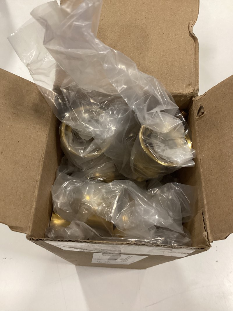 Condition photo showing New/Like New for 2 Sets(6 Pcs) Brass Gold Metal Taper Candle Holders Candlestick Holders, Vintage Modern Decorative Centerpiece Candlestick Holders for Table Mantel Wedding Housewarming Gift Gold 2 sets (6 pcs)