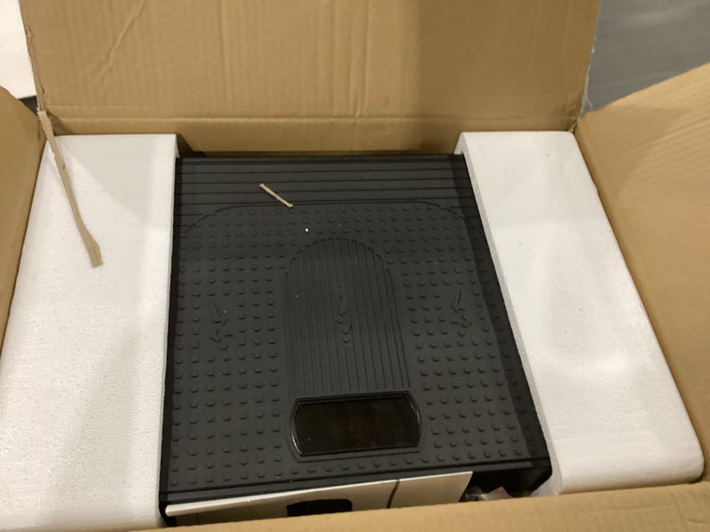 Condition photo showing Good Condition for vibration plate exercise machine, 330lb full body vibrating plate for lymphatic drainage & weight management, 200 speed vibration board workout platform for home fitness rc-cfm-v97