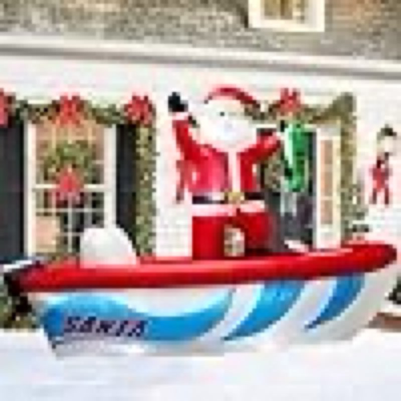 (similar)10ft long christmas inflatable santa fishing on a boat,christmas captain santa claus outdoor blow up inflatable santa giant garden yard lawn decor