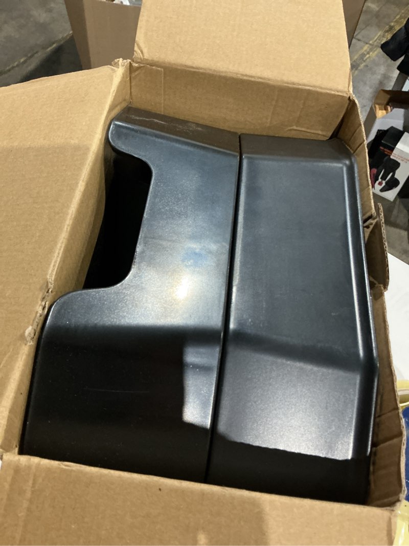 Condition photo showing As Is for URPOWER 3-in-1 Elevated Dog Bowls - Mess Proof Double Deck 4 Height Adjustable Raised Stand with 2 Stainless Steel Food Bowls & Licking Plate for Small, Medium & Large Dogs Black (3-in-1 with Stainless Steel Bowls & Licking Plate)