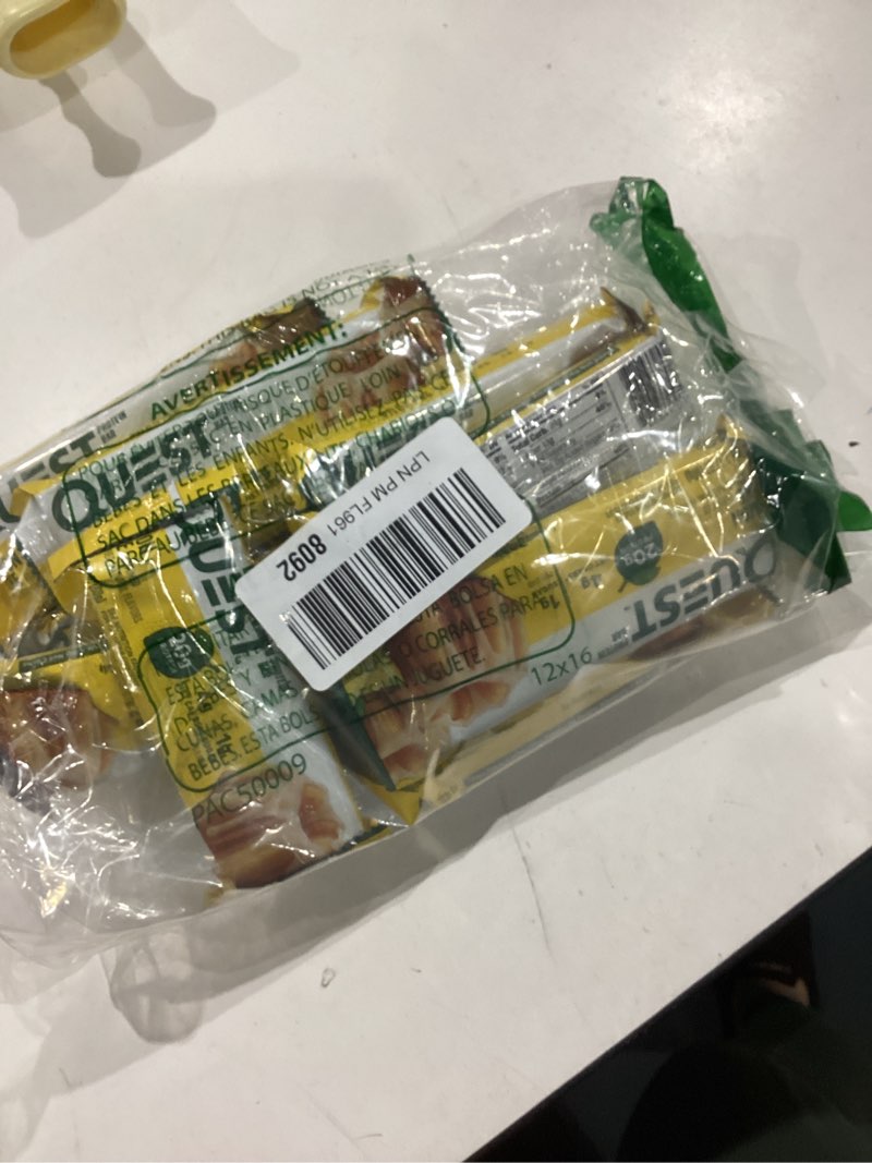 Condition photo showing Good Condition for quest nutrition lemon cake protein bars, high protein, low carb, gluten free, keto friendly, 12 count (pack of 1) lemon cake 12 count