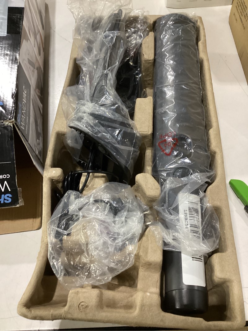 Condition photo showing New/Like New for Not tested Shark WANDVAC Cordless Hand Vac, Lightweight, Versatile and Portable at 1.4 lbs., Powerful Suction for Pet Hair, Charging Dock, One-Touch Empty for Car & Home, Duster Crevice Tool, Black, WV201BK