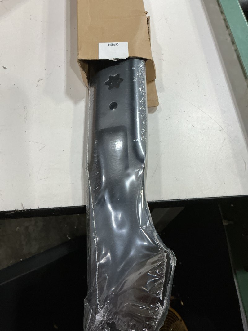 Condition photo showing New/Like New for gicool 942-04244a mower blade for cub cadet enduro xt1-46 xt2-46 zt1-46 lt46 lx46 ltx1045 ltx1046 rzt46, replace 942-04244a 942-04244 942-04290 742-04244, 6-point star, 2-pack