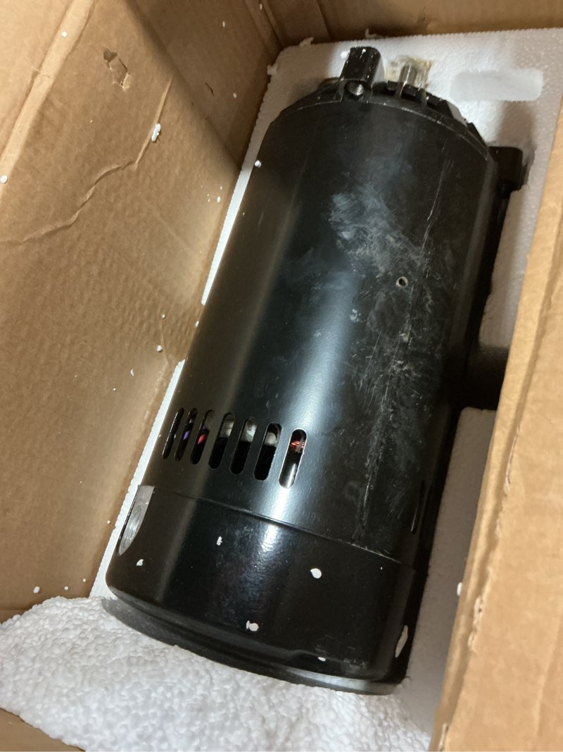 Condition photo showing As Is for ust1152 pool pump motor 1.5 hp 56j frame 115/230v 3450 rpm single speed replacement for a.o. smith century, hayward sp2610x15, ast165, b229