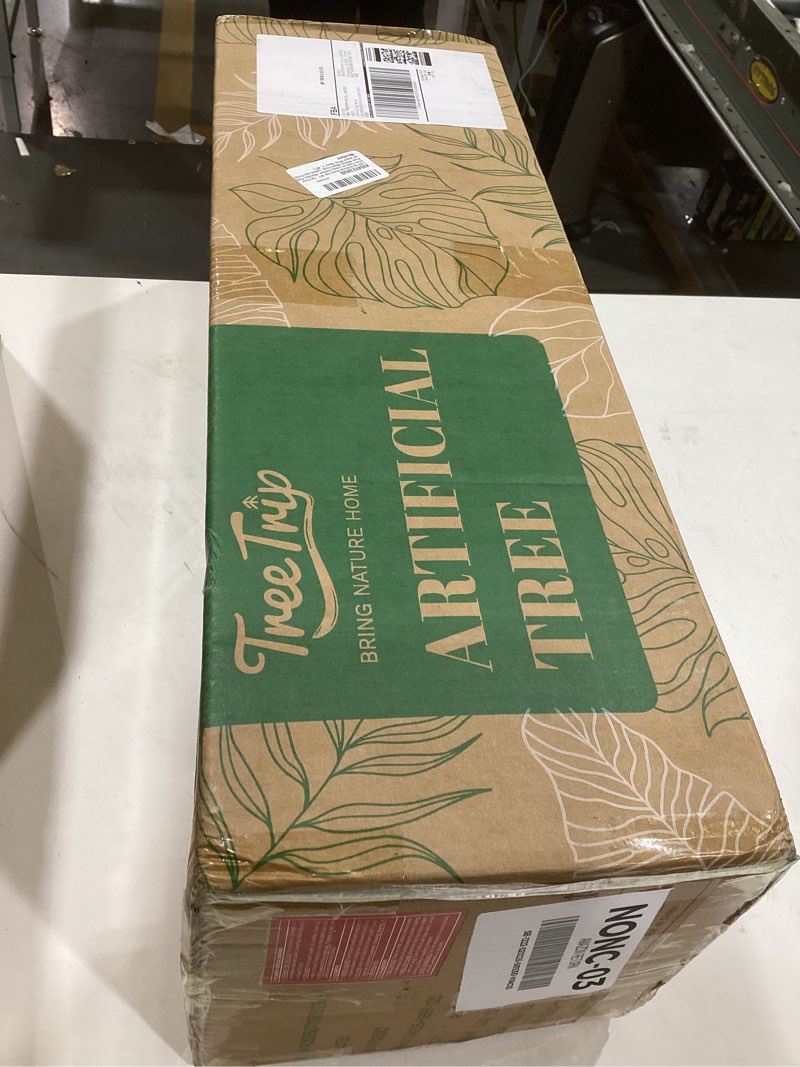 Condition photo showing Good Condition for Olive Tree Artificial Indoor, 4 FT Faux Olive Trees with Planter, Fake Plants with Natural Trunk and Lifelike Fruits for Home Office Decor(1, 4FT)