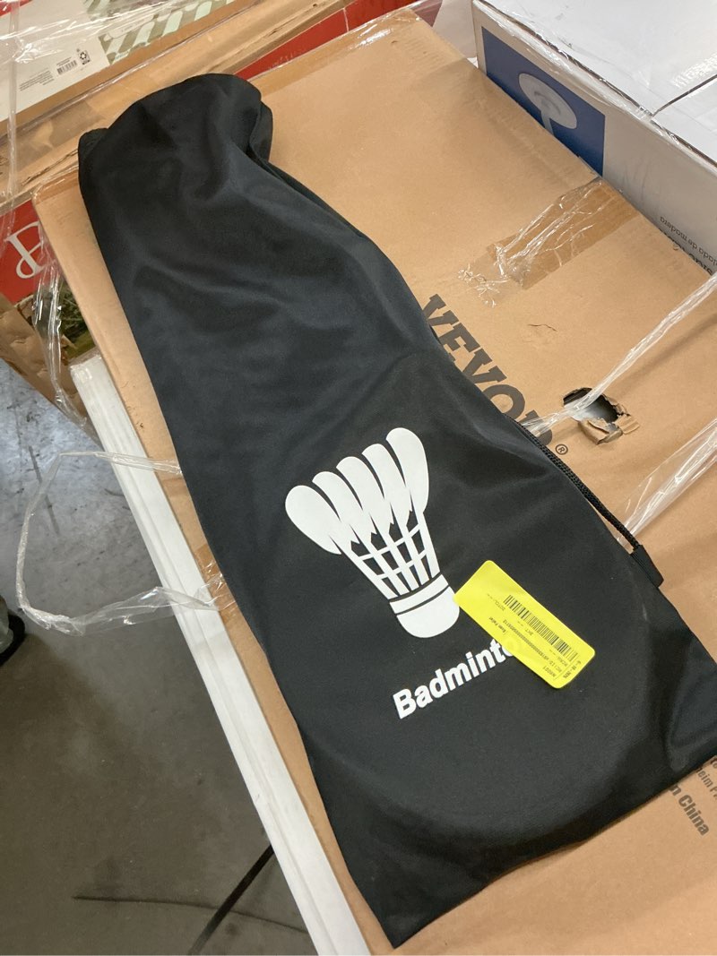 Condition photo showing As Is for (incomplete)lixada badminton set with 4 racquets, net with poles, 3