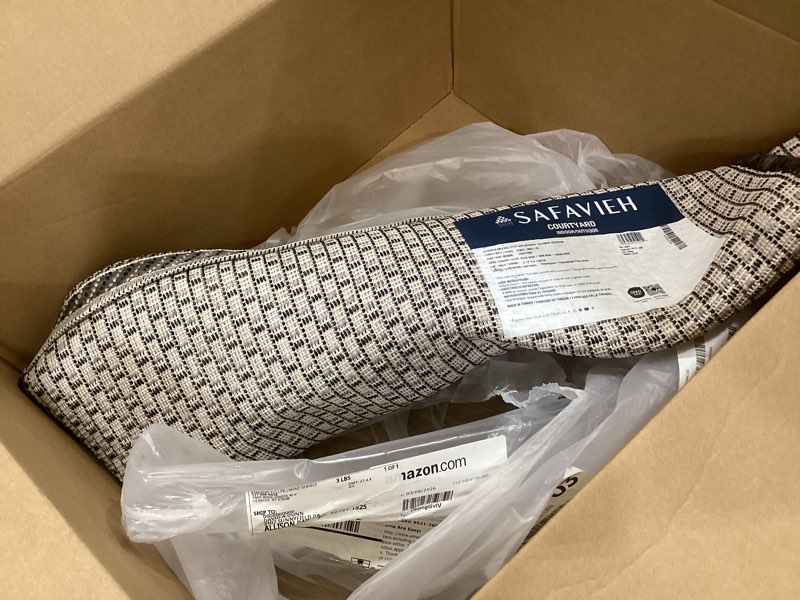 Condition photo showing Good Condition for safavieh courtyard collection 8' x 11' brown / ivory cy8680 indoor/ outdoor patio backyard mudroom area rug 8' x 11' (rectangular) brown/ivory