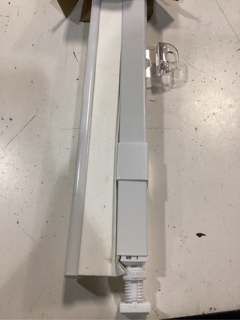 Condition photo showing As Is for lazblinds cordless cellular shades, no tools no drill light filtering honeycomb shades pleated blinds for windows, 33.5'' w x 48'' h, white light filtering-white 33 1/2'' w x 48'' h