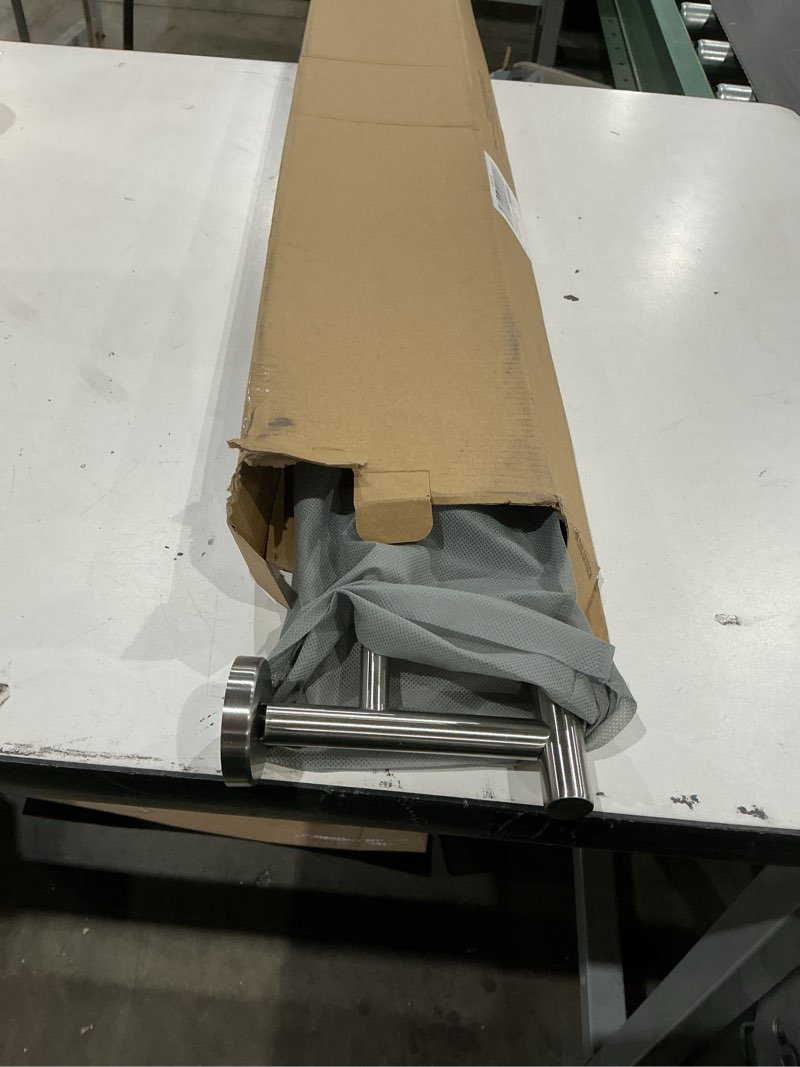 Condition photo showing Good Condition for jqk double bath towel bar, 39 inch 304 stainless steel thicken 1mm towel rack for bathroom, bath towel holder brushed wall mount, useable length 36 inch, tb100l36-bn 39 inch brushed