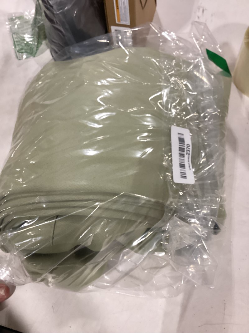 Condition photo showing New/Like New for simplebrand sage green blackout curtains for bedroom 102 inches long 2 panels, solid thermal insulated, energy saving living room window treatment curtains blackout drapes, w50 x l102 inch, sage green sage green 50"w x 102"l (pack of 2)