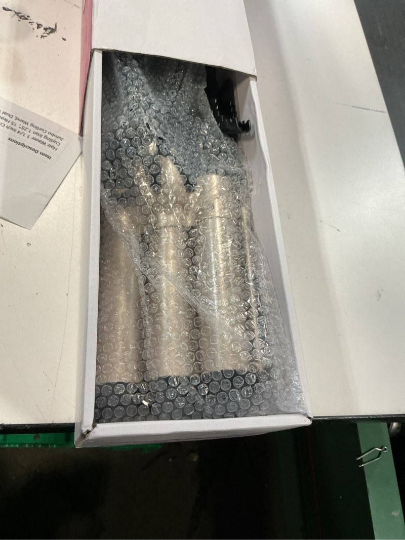 Condition photo showing Good Condition for hair waver 1 1/4 inch crimper for large loose waves, aimervo 3 barrel curling iron 1.25", 15 heat settings 170-450°f for all hair types, ceramic jumbo curling wand, dual voltage, for mid to long hair 1.25 inch