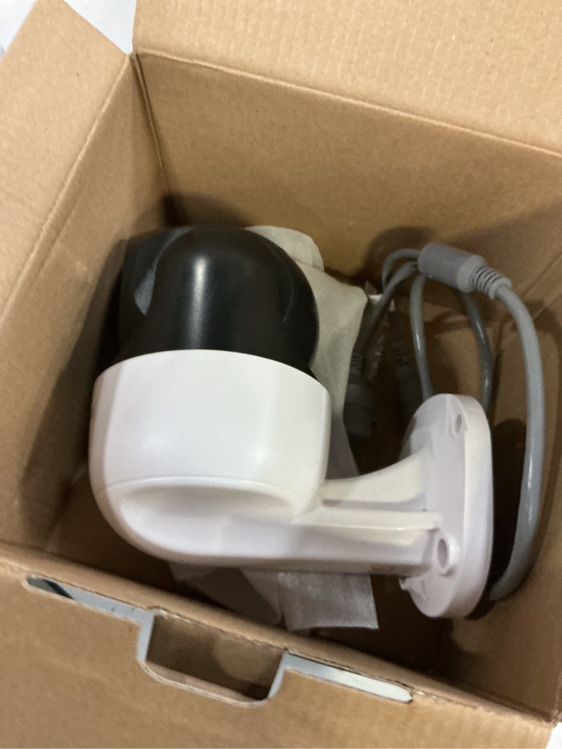 Condition photo showing Good Condition for oossxx 4k poe ptz bullet security camera, add-on for nvr system, 130° wide angle, pan tilt zoom, two-way audio, plug & play poe ip camera with 60ft cable, ip66 outdoor, compatible with 4k nvr