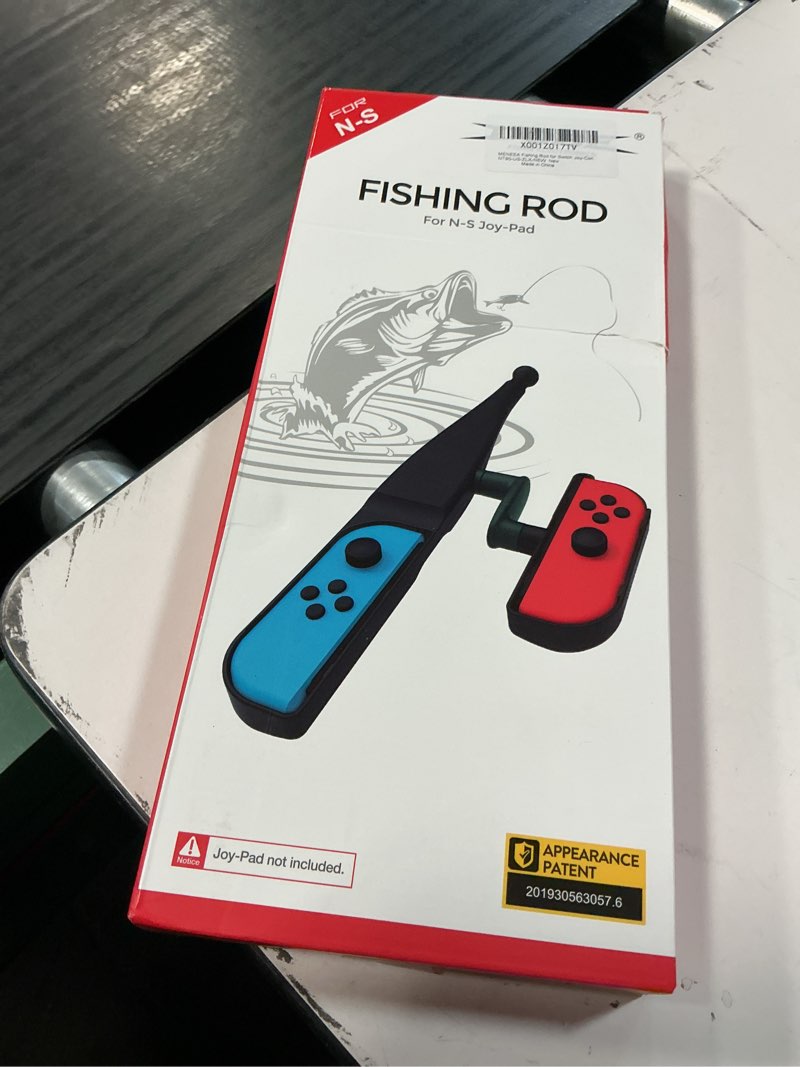 Condition photo showing New/Like New for meneea fishing rod for nintendo switch, fishing games accessories kit for nintendo switch/switch oled/joy con bass pro shops-the strike championship edition and legendary fishing-standard edition