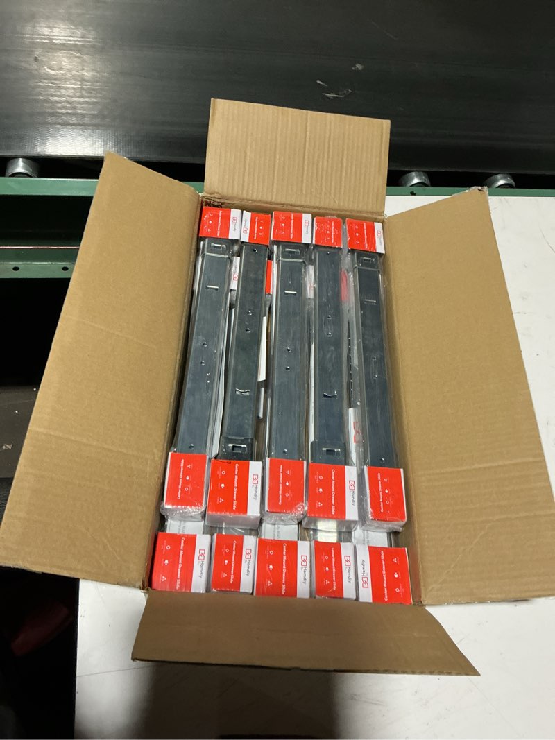 homdiy 10 pcs 16 inch heavy duty center mount drawer slides for cabinet and dresser bottom mount dra