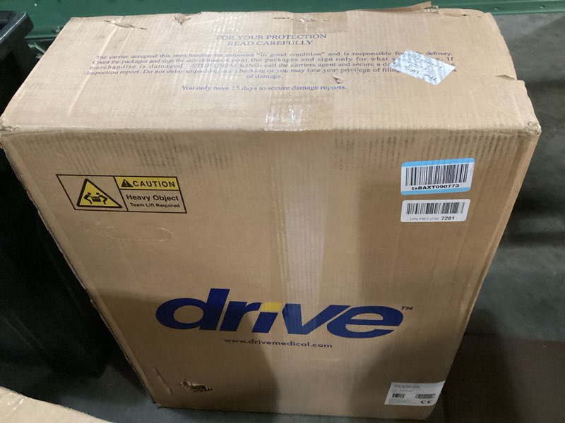 Condition photo showing item condition for Drive Medical Lightweight Folding Transport Wheelchair - Reliable Mobility Support - Durable Steel Frame - Swing-Away Footrests - Compact Travel Design - Silver