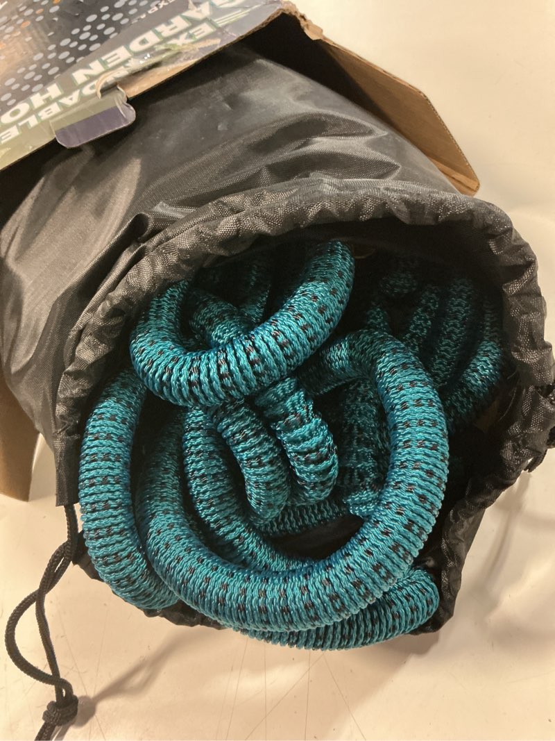 Condition photo showing Good Condition for 100ft garden hose - 2026 ultra lightweight water hoses w/10 function spray nozzle and 3/4" brass fittings- durable, & flexible water pipe for yard, lawn, outdoor & gardening(blue black)
