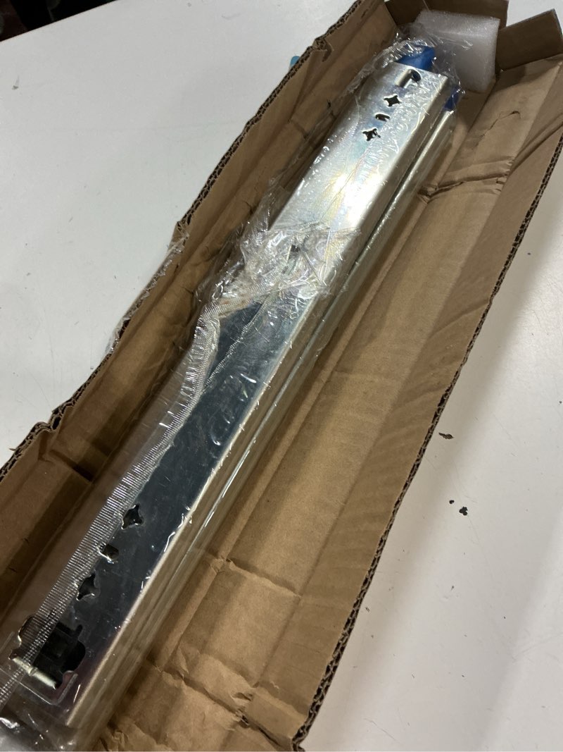 Condition photo showing Good Condition for with Lock Heavy Duty Drawer Slides 12 14 16 18 20 22 24 26 28 30 32 34 36 40 Inch 250 Lbs Side Mount Full Extension Ball Bearing Rails Rail Tool Box Runner Glide -W:53mm, 16 Inch