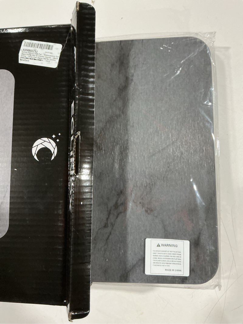 eclinox diatomaceous quick dry stone dish mat and tray | 12x16 and 10x4 in. | odorless, absorbent, n