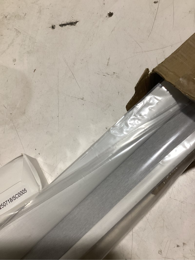 Condition photo showing As Is for joydeco cellular shades cordless, blackout shades cellular blinds for indoor windows, blackout blinds window shades for thermal insulated & noise reduction (white, 40" w x 64" h) a - white 40"w x 64"h