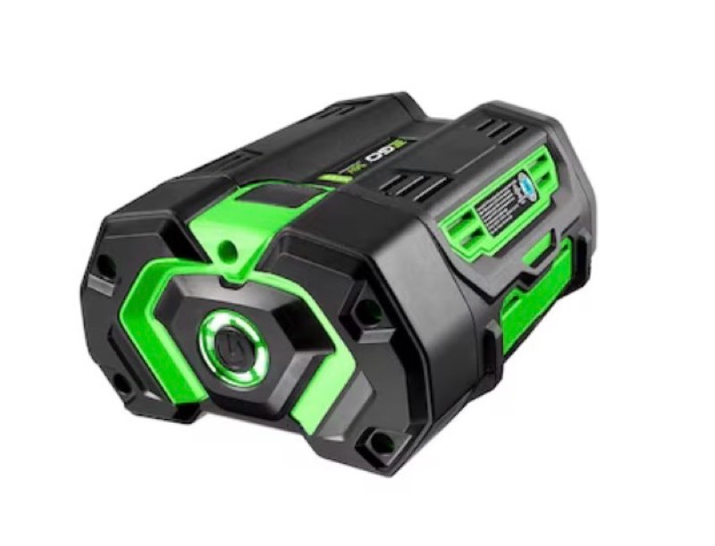 ego power+ 56 -volt, 5 ah 1 -pack lithium ion (li-ion) battery