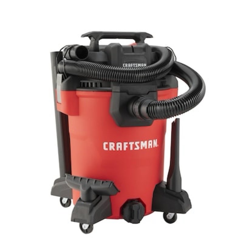 CRAFTSMAN 8-Gallon 3.5 HP Corded Wet/Dry Shop Vacuum with Accessories Included