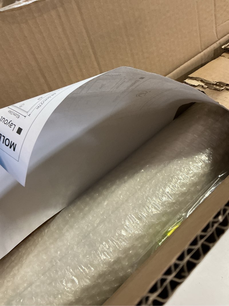 Condition photo showing Good Condition for 3 sets peel and stick wall molding kit, premade wainscoting panels for interior wall moulding decor, ready to assemble wainscoting accent panel (54 x 24in, 24 x 24in)