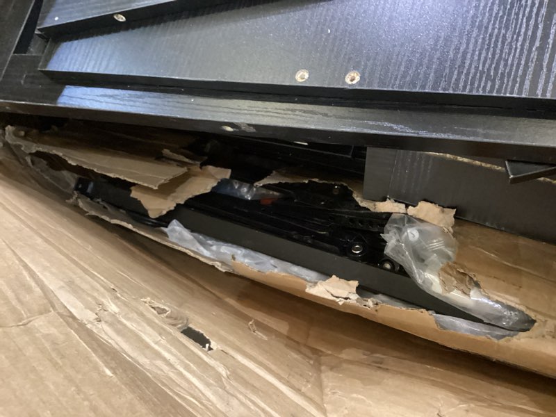 Condition photo showing As Is for bar cabinet