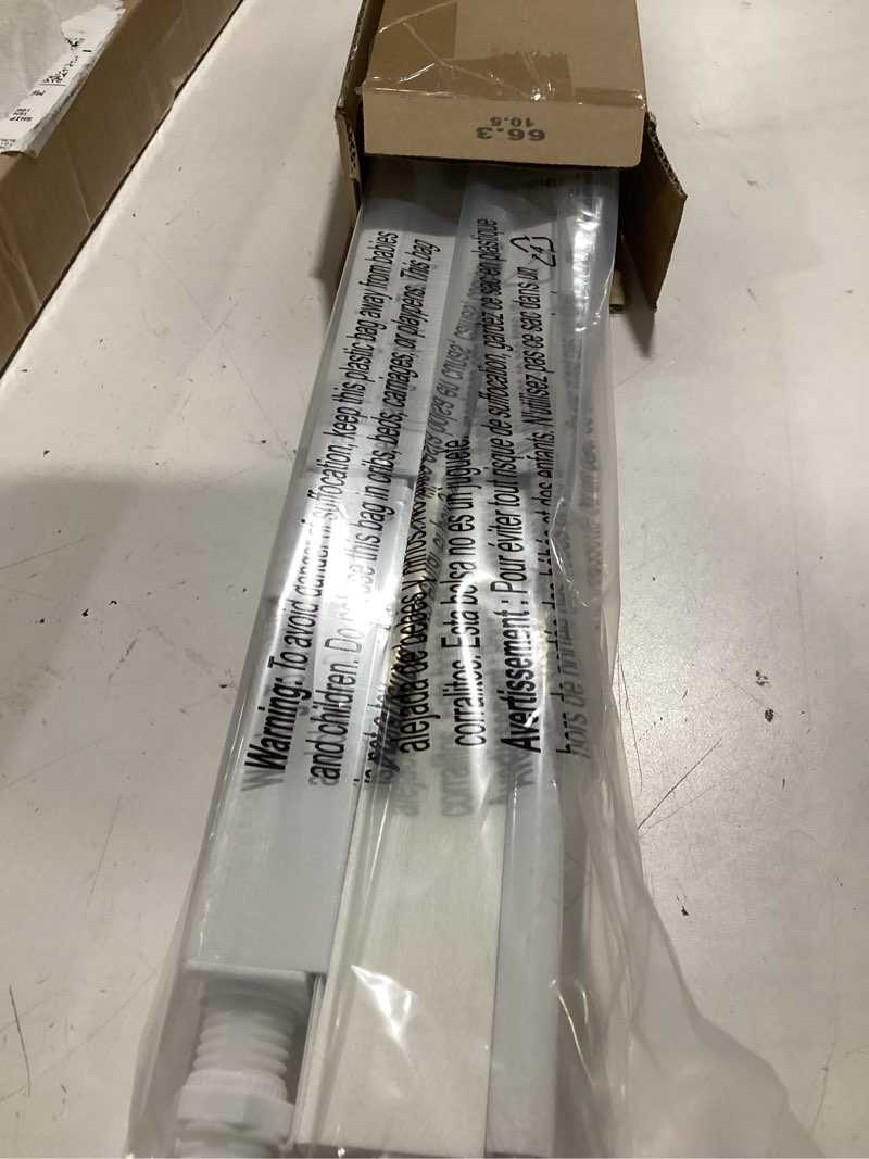 Condition photo showing Good Condition for LazBlinds Cordless Cellular Shades, No Tools No Drill Light Filtering Honeycomb Shades Pleated Blinds for Windows, 26.5'' W x 48'' H, White Light Filtering-white 26 1/2'' W x 48'' H