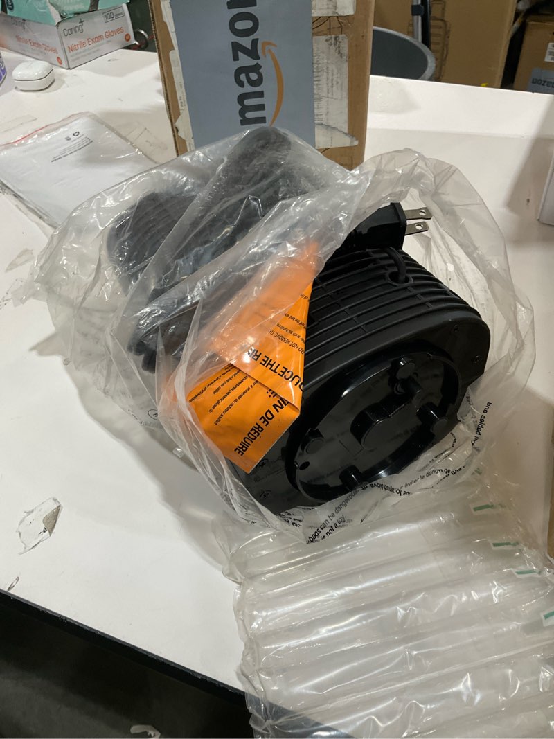 Condition photo showing Good Condition for ecowell 60° oscillating space heater, 1500w portable electric heaters for indoor use, ptc ceramic small desk heater for office home 10 inch-black