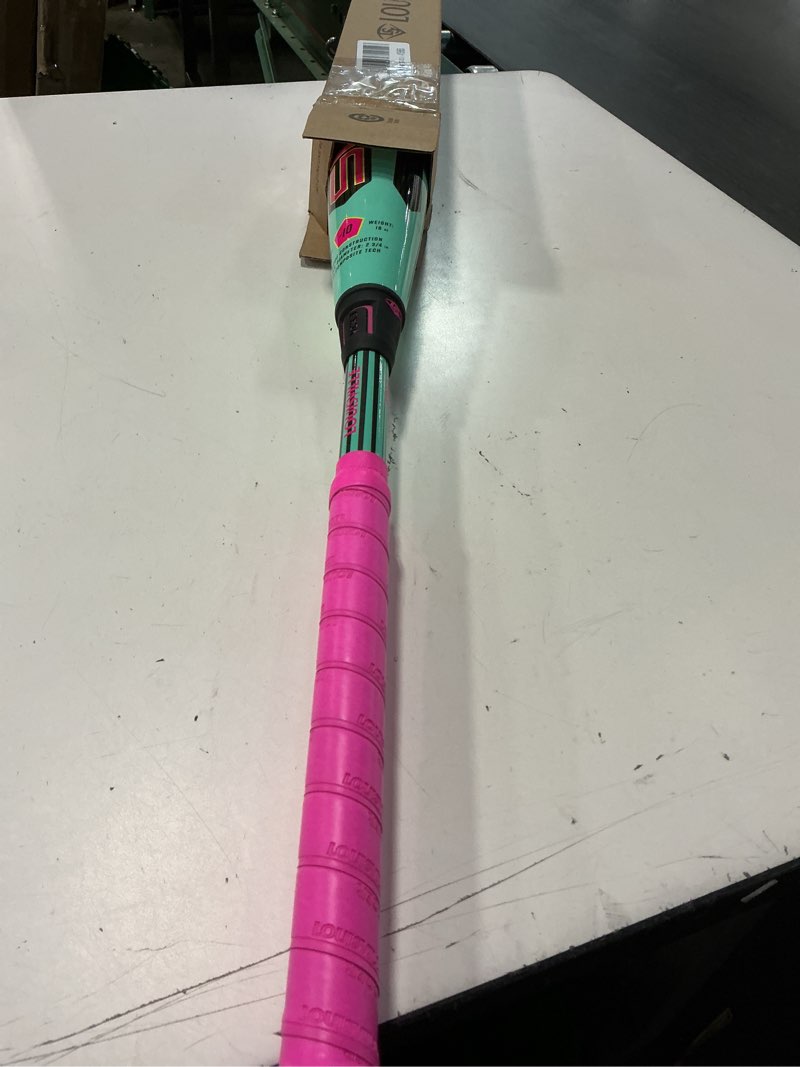 Condition photo showing Good Condition for louisville slugger 2026 supra™ 2 ¾” usssa baseball bats neon mint/pink -10 29 inches