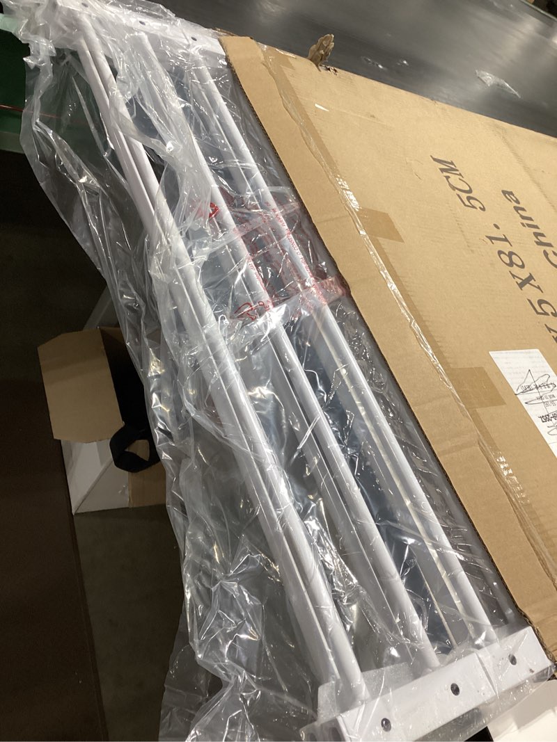 Condition photo showing Good Condition for window guards for children, fit 32.5"-62.5" wide window security bar, white window bars security inside, 29.92inch high child safety window guard (2 piece) 2 piece (32.5"-62.5")