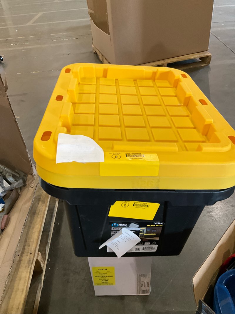 project source commander medium 12 -gallons ( 48 -quarts ) black and yellow
