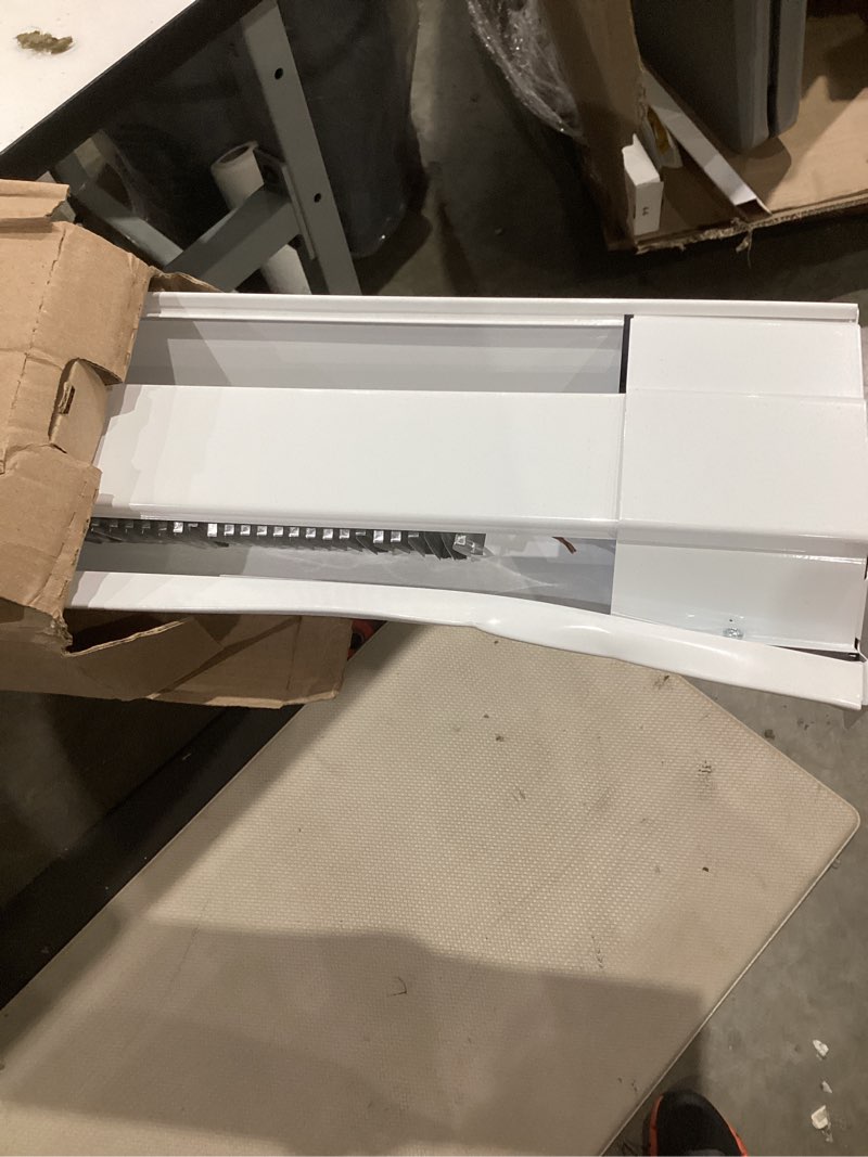 Condition photo showing As Is for cadet 60-in 240 volts 1250-watt standard electric baseboard heater