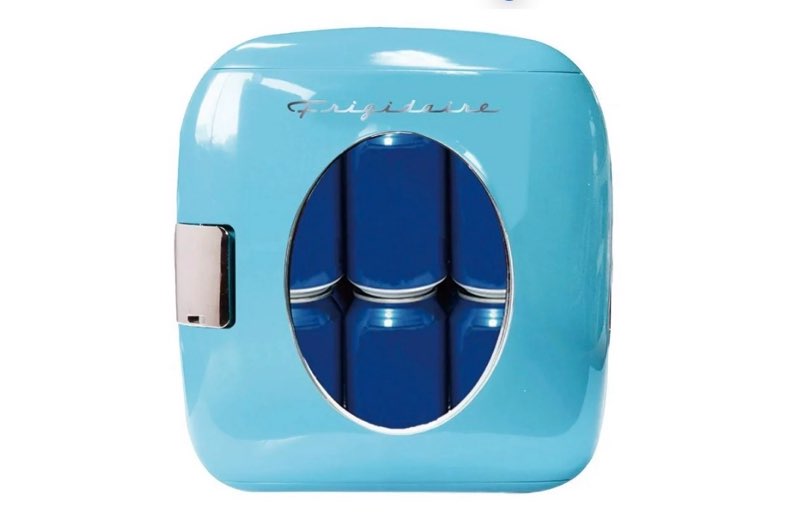 Frigidaire Portable Retro 12-Can Mini Cooler, EFMIS462, Blue
