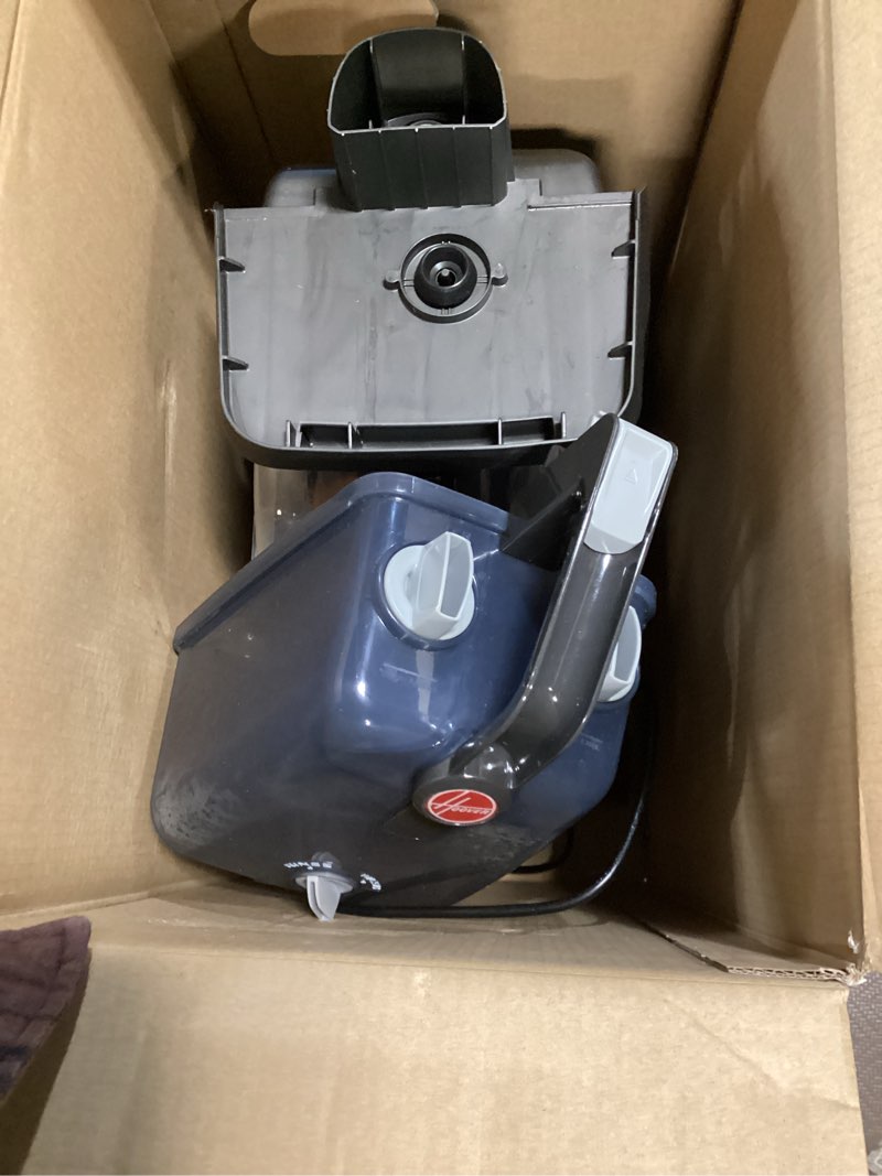 Condition photo showing As Is for Hoover PowerScrub Deluxe Carpet Cleaner Machine for Carpet and Upholstery, Deep Cleaning Carpet Shampooer Machine with Multi-Purpose Tools, Pair Carpet Cleaner Solution