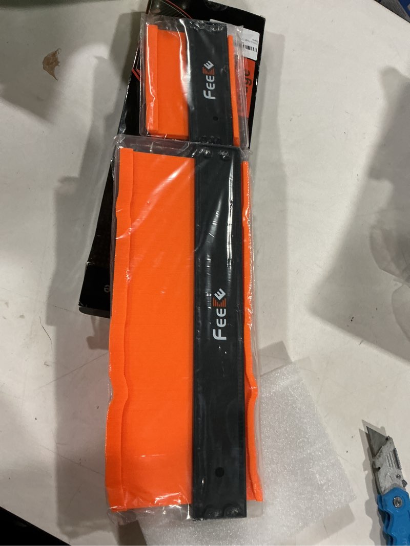 Condition photo showing Good Condition for feeke contour gauge (12+5 inch) with lock profile tool, valentine's day gifts for men husband him super contour shape duplicator men gifts woodworking tools construction outline angle measuring tool