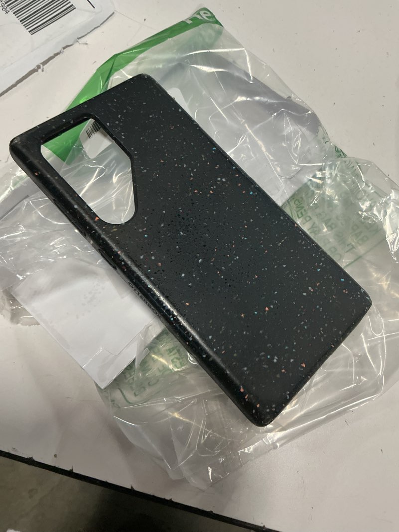 Condition photo showing As Is for otterbox core series case for samsung galaxy s24 ultra, shockproof, drop proof, ultra-slim, protective case, 3x tested to military standard, black black galaxy s24 ultra