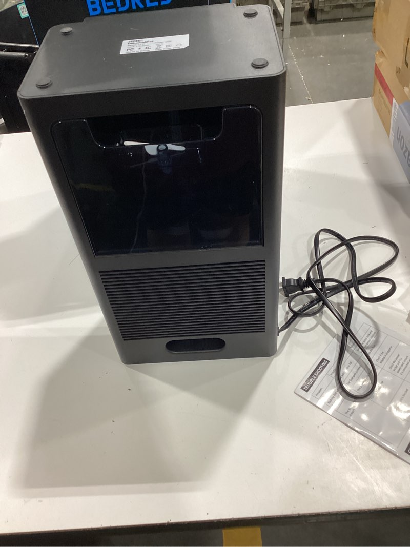 Condition photo showing Good Condition for dehumidifier, 95oz dehumidifier for home 1000 sq.ft - quiet with auto shut off & relaxing 7 color ambient light,ideal for livingroom, bedroom, basement(black)