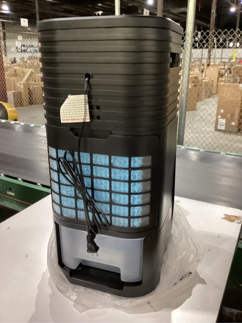Condition photo showing Good Condition for FLOWBREEZE 24" Windowless Portable Air Conditioner, 15H Timer & 120°Oscillation, 3-IN-1 Portable AC Unit w/Remote, 2-Gal Tank, 3 Modes & Speeds, Ultra-Quiet Ventless Swamp Cooler for HomeOffice, Onyx
