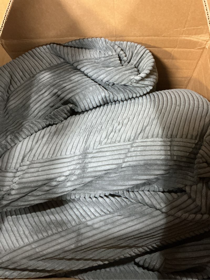 Condition photo showing As Is for MAXYOYO Folding Sofa Bed, Extra Thick and Long Floor Sofa Convertible Sleeper Chair with Washable Cover, Floor Couch Lounge Bean Bag Bed for Living Room, Dark Grey, 30x95 Inch Single 30x95 Inch Dark Grey