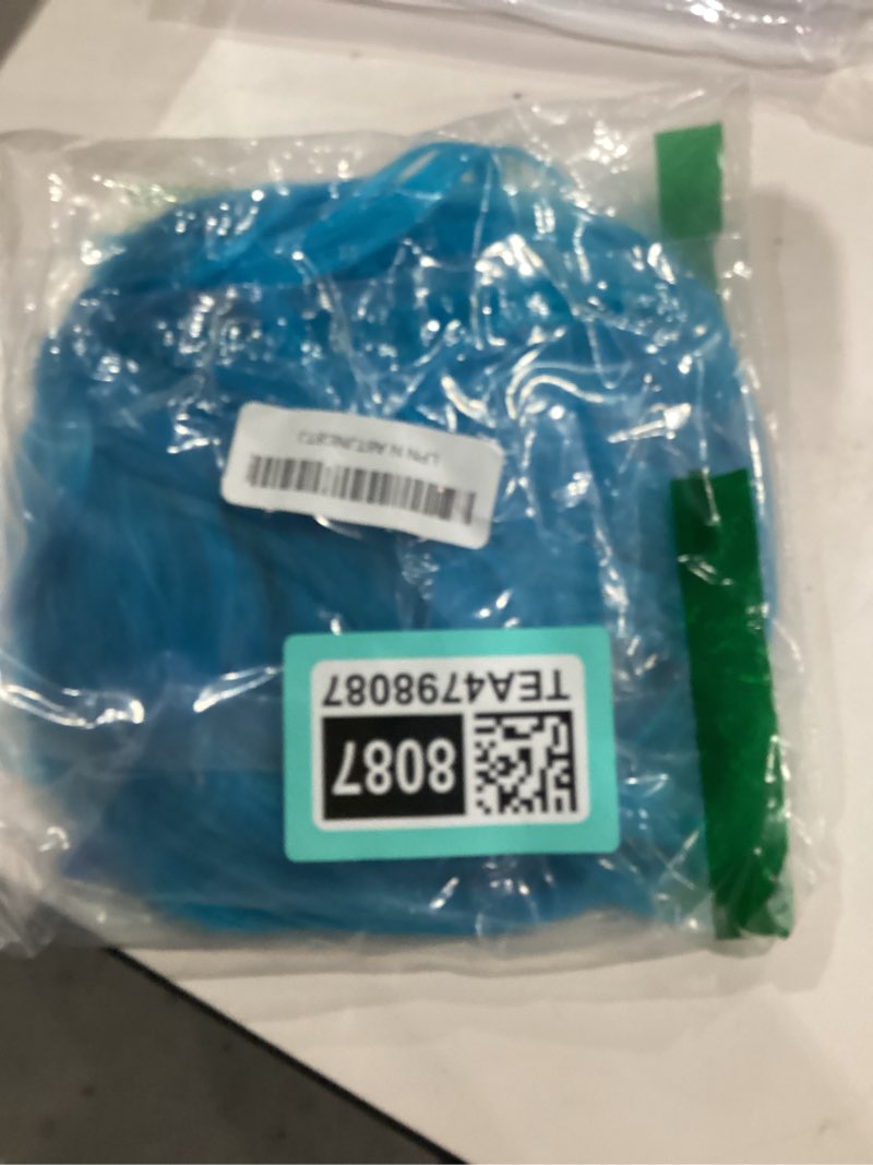 Condition photo showing As Is for PLULON Sky Blue Bob Wig and Sunglass Set, Neon Short Bob Wig Sunglass Pack Costume Colorful Cosplay Wig Hairpieces for Bachelorette Neon Party Favors, Halloween Decorations Sky Blue Short