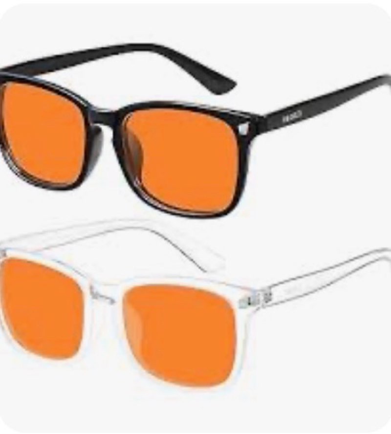 Livho blue light blocking glasses, which are designed to reduce eye strain from digital screens. 