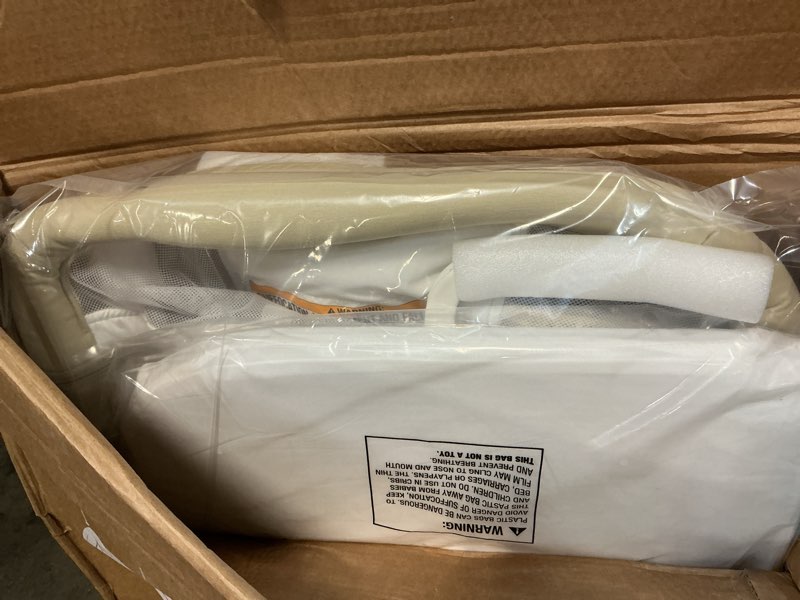 Condition photo showing New/Like New for baby delight beside me dreamer bassinet | bedside sleeper & baby bassinet | 6-position height adjustment | organic oat