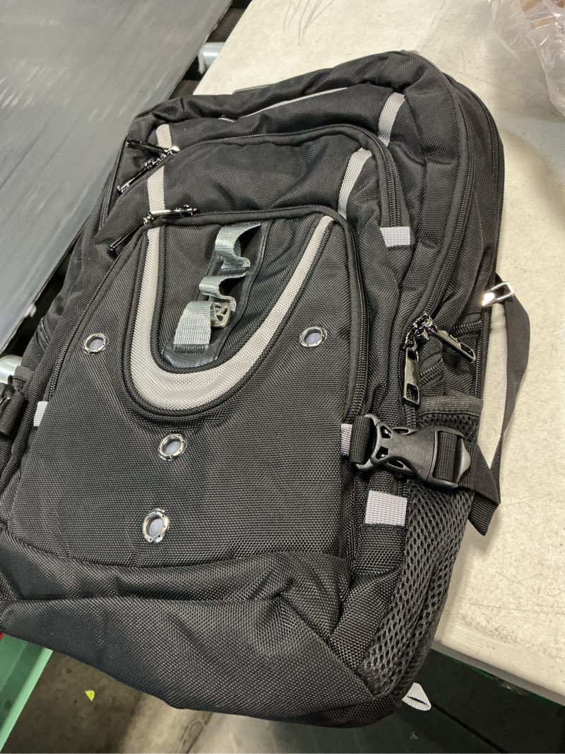 Condition photo showing Good Condition for mogplof extra large laptop backpack, 17 inch tsa flight approved travel backpack for men, large backpack, rfid business computer bag, heavy duty water resistant college bookbag