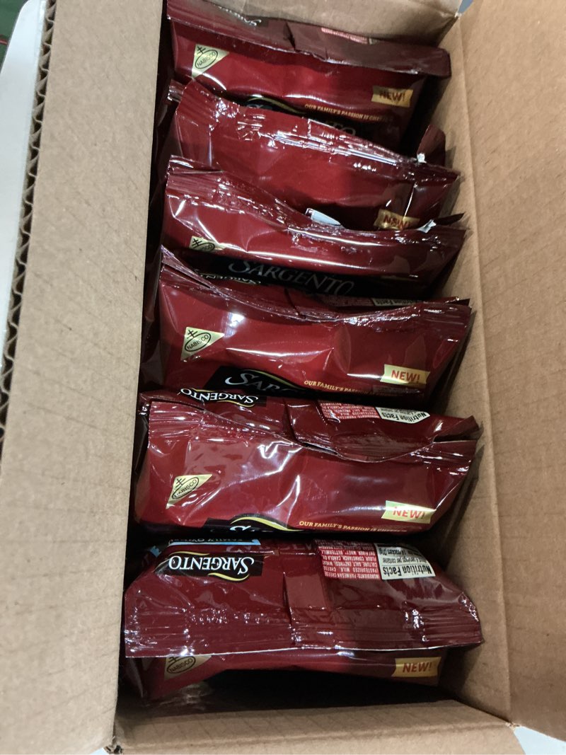 Condition photo showing New/Like New for  BB/ Jan/05/2026)Sargento® Cheese Bakes Parmesan and Oregano Crackers, Cheese Crackers, Lunch Snacks, Bulk Snacks, 6-4.5 oz Bags