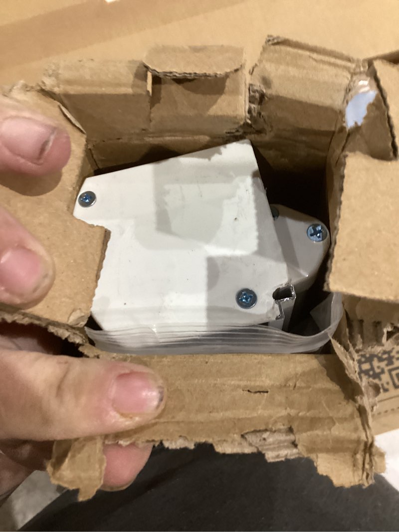 Condition photo showing As Is for ChrisDowa Cordless Zebra Blinds for Windows, Dual Layer Free-Stop Light Filtering Window Roller Shades, Pull Down Privacy Zebra Shades for Home, Office, Bedroom, Door (57" W x 72" H, White) 57"W x 72"H White