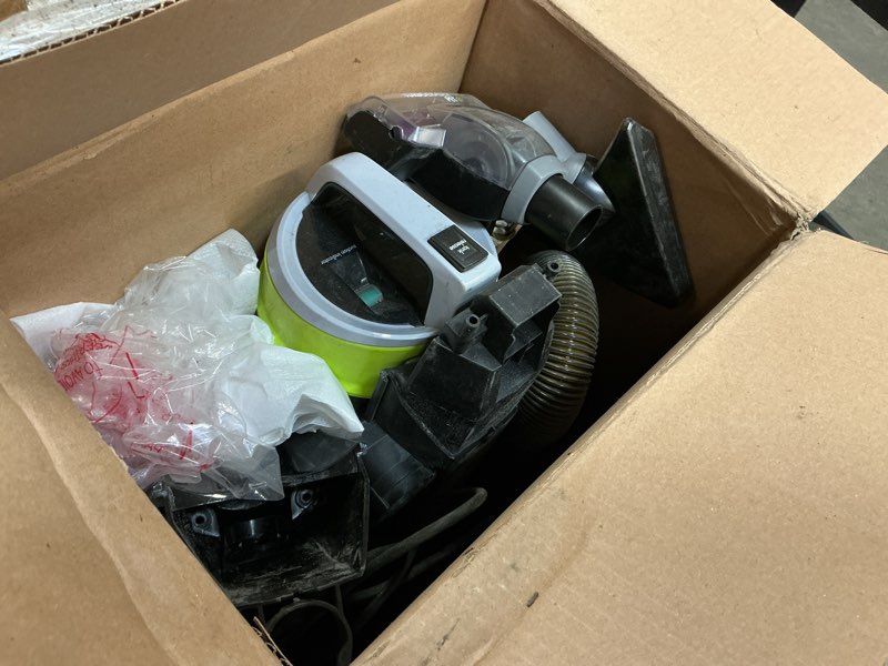Condition photo showing As Is for Bissell 2252 CleanView Swivel Upright Bagless Vacuum with Swivel Steering, Powerful Pet Hair Pick Up, Specialized Pet Tools, Large Capacity Dirt Tank, Easy Empty Green