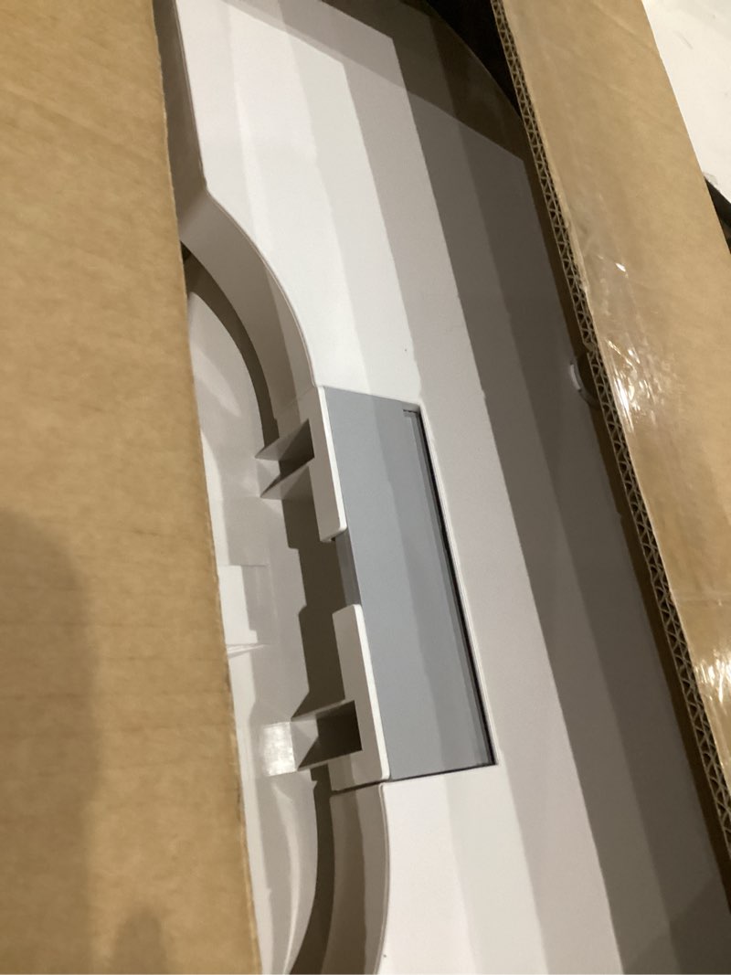 Condition photo showing As Is for self cleaning litter box, upgraded automatic cat litter box self cleaning with app control, large open design for single/multiple cats, anti pinch and odorless without canopy
