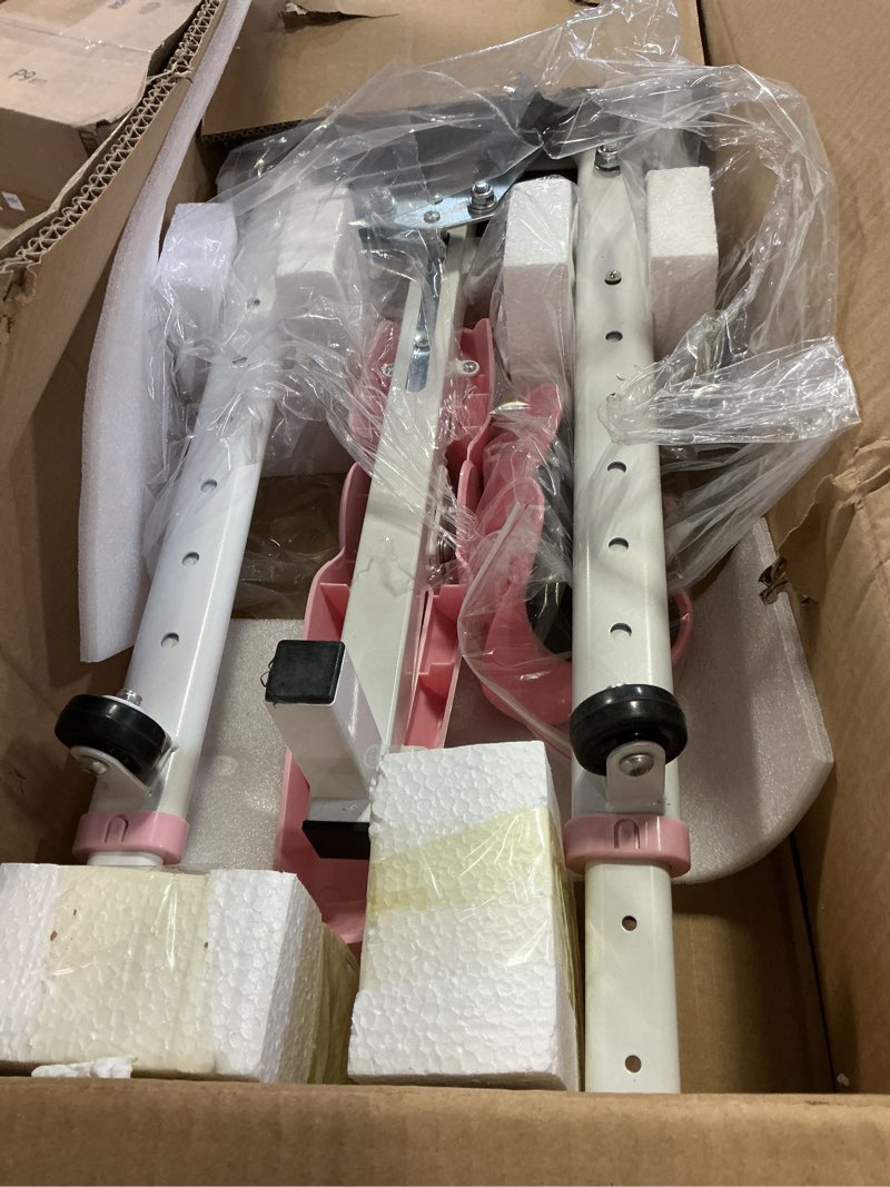 Condition photo showing Good Condition for BODY RHYTHM Leg Stretcher - Split Machine for Leg Stretching - Flexibility Stretching Equipment - Ballet, Yoga, Dance, Martial Arts, MMA - Home Yoga Gym Fitness Pink