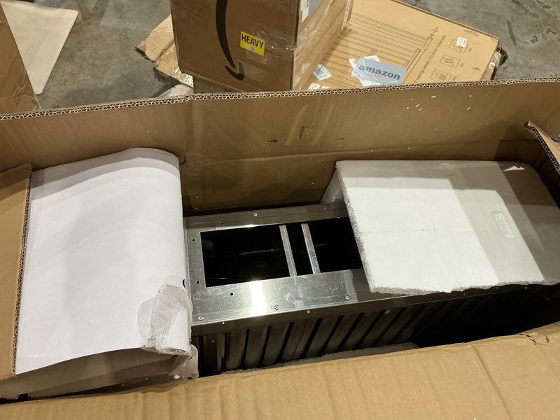 Condition photo showing As Is for not exact but similar to iktch 30 inch under cabinet range hood with 900-cfm, 4 speed gesture sensing&touch control panel, stainless steel kitchen vent with 2 pcs baffle filters(ikc01-30) 30'' under cabinet